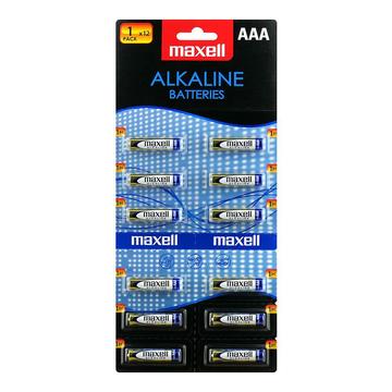 Maxell LR03/AAA Batteries - 12 Pcs.