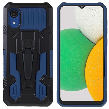 Mechwarrior Project Samsung Galaxy A03 Core Hybrid Cover - Blue / Black