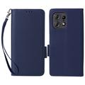 Motorola Edge 50 Pro Wallet Case Magnetic Closure - Dark Blue