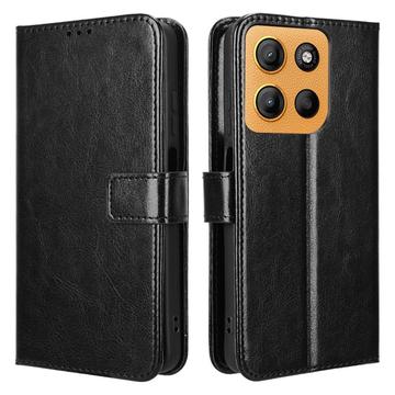 Motorola Moto G15/G15 Power Wallet Case with Magnetic Closure - Black