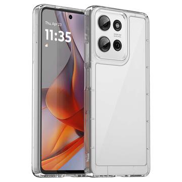 Motorola Moto G75 Anti-Shock Hybridné Puzdro - Transparentné