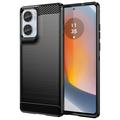 Motorola Moto G85/S50 Neo Brushed TPU Case - Carbon Fiber