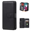 Multi -karta slot Motorola Moto G10/Moto G30 Wallet Case - Black