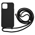 Náhrdelník Series iPhone 12 Mini TPU Case - Black