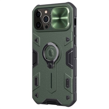 Nillkin Camshield Armor iPhone 12/12 Pro Hybrid Case - Green