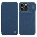 Nillkin Qin Pro Series iPhone 14 Pro Flip Case - Blue