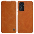 Nillkin Qin Series OnePlus 9 Flip Case - Brown