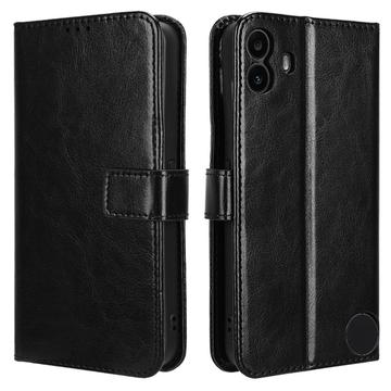 Nothing CMF Phone 1 Wallet Case with Magnetic Closure - Black