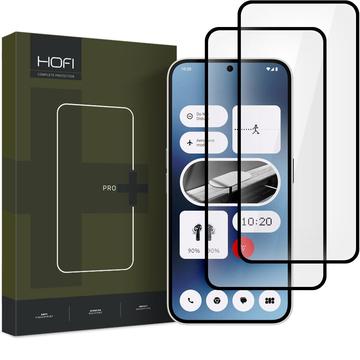 Nothing Phone (2a) Hofi Premium Pro+ Ochranné Tvrdené Sklo na Obrazovku - 2 Ks. - Čierny Okraj