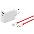 OnePlus SuperVOOC 120W Dual Ports GAN Power Adapter - White