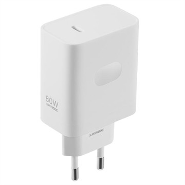 OnePlus SuperVOOC GaN USB-C Napájací Adaptér 5461100248 - 80 W - Biely