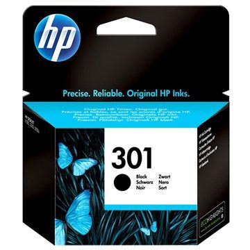 HP 301 Atramentová kazeta - Deskjet 1000, 2540 AIO, OfficeJet 2620 AIO - Čierna