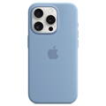 iPhone 15 Pro Max Apple Silicone Case with MagSafe MT1Y3ZM/A - Winter Blue