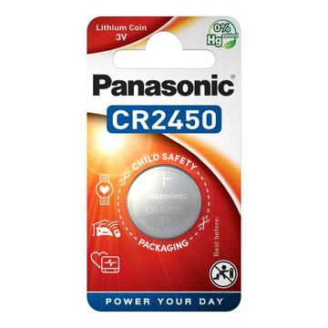 Panasonic CR2450 Lithium Coin Cell Battery - 3V