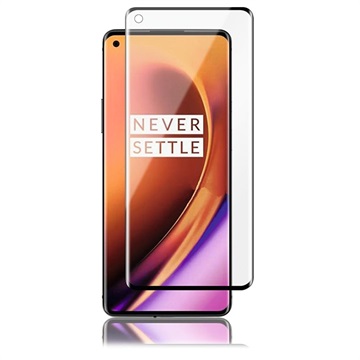 Panzer zakrivený OnePlus 8 Pro Temperovaný sklenený chránič obrazovky - čierna