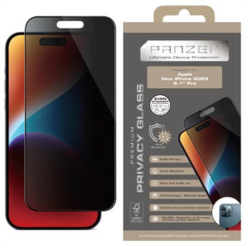 iPhone 15 Plus Panzer Premium Full-Fit Privacy Screen Protector