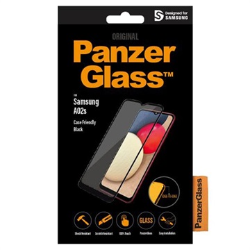 Panzerglass Pase Friendaly Samsung Galaxy A02S Chránič obrazovky - Čierna