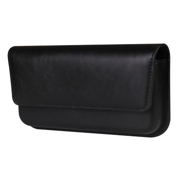 Premium Universal Horizontal Holster Leather Case with Double Magnetic Closure - 6.7"-6.9"