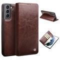 Qialino Classic Samsung Galaxy S21+ 5G Wallet Leather Case