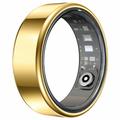 R99 Fitness & Wellness Smart Ring with Charging Case - Size: 11/20.7mm - Gold