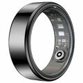 R99 Fitness & Wellness Smart Ring with Charging Case - Size: 8/18.2mm - Black