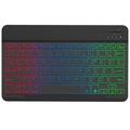 RGB-030 10-Inch Wireless Bluetooth Keyboard with RGB Backlight – Black