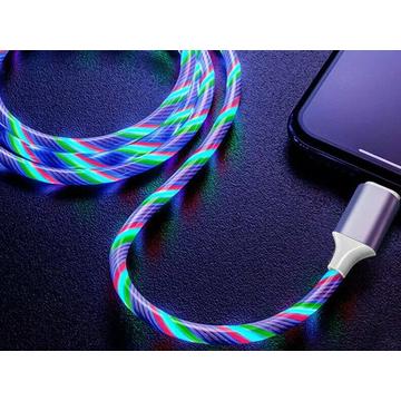 Reekin LED Floating RGB Lightning Cable - 2A, 1m