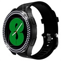 Rhinestone Decorative Samsung Galaxy Watch5 Case - 40mm - Black