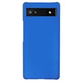 Google Pixel 6a Gumberized Plast Case - modrá