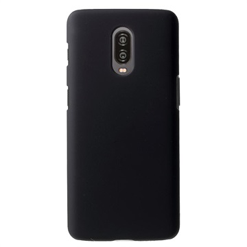 OnePlus 6T Gumberizovaný plastový puzdro - čierna