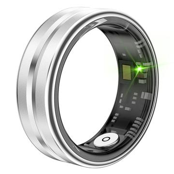 SR03 Ultra-Thin Multifunctional Smart Ring - Size: 7/17.4mm - Silver