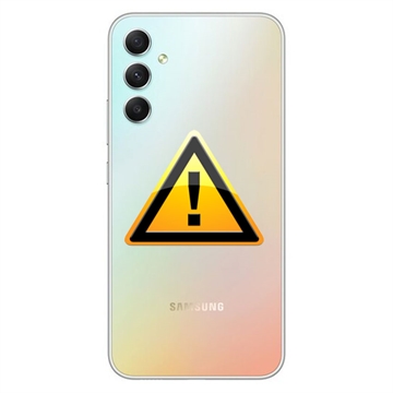 Samsung Galaxy A34 5G Opravy Krytu Batérie - Strieborná