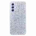 Samsung Galaxy A35 Glitter Flakes TPU Case - Silver