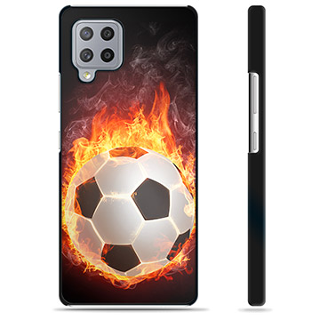 Samsung Galaxy A42 5G ochranný kryt - Futbalový plameň