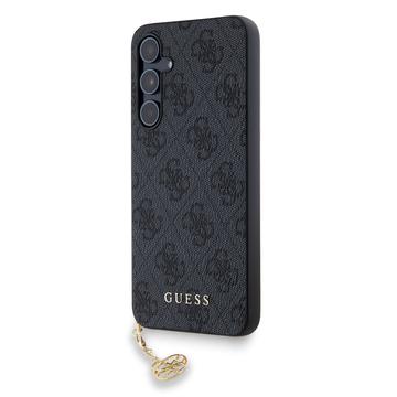 Samsung Galaxy A55 Guess 4G Charms Collection Hybridné Puzdro - Šedá