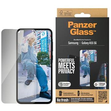 Ochrana obrazovky z tvrdeného skla Samsung Galaxy A55 PanzerGlass Ultra-Wide Fit Privacy EasyAligner - 9H