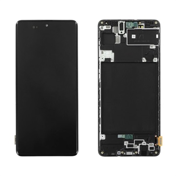 Samsung Galaxy A71 predný kryt a LCD displej GH82-22152A - Čierna