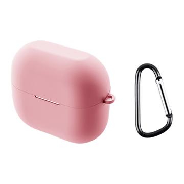 Samsung Galaxy Buds3/Buds3 Pro Silicone Case with Carabiner - Pink