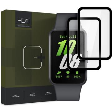 Samsung Galaxy Fit3 Hofi Hybrid Pro+ Ochranné Tvrdené Sklo na Obrazovku - Čierny Okraj - 2 ks.