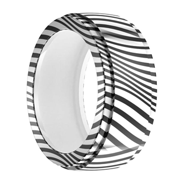 Samsung Galaxy Ring Anti-Scratch Silicone Case - Size: 6/7/8/9 - Zebra Stripe