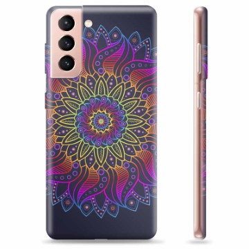 Samsung Galaxy S21 5G puzdro TPU - Farebná mandala