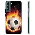 Samsung Galaxy S22+ 5G puzdro TPU - Futbalový plameň