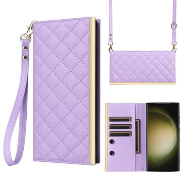 Samsung Galaxy S23 Ultra Luxury Quilted Wallet Case