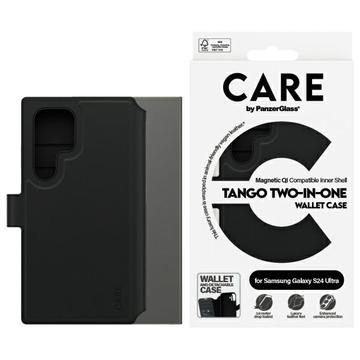 Samsung Galaxy S24 Ultra PanzerGlass Care Tango 2-in-1 Wallet Case - MagSafe Compatible - Black