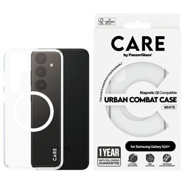 Samsung Galaxy S24+ PanzerGlass Care Transparent Urban Combat Case - MagSafe Compatible - White