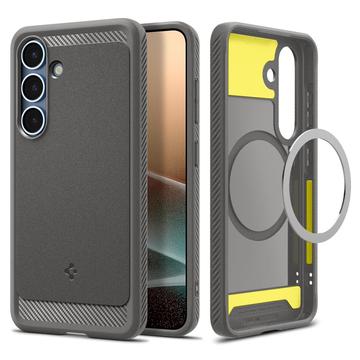 Samsung Galaxy S25 Spigen Rugged Armor Mag TPU Case - Grey