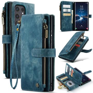 Samsung Galaxy S25 Ultra Caseme C30 Multifunctional Wallet Case - Blue