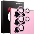 Samsung Galaxy S25 Ultra Northjo Camera Lens Protector Set - Pink