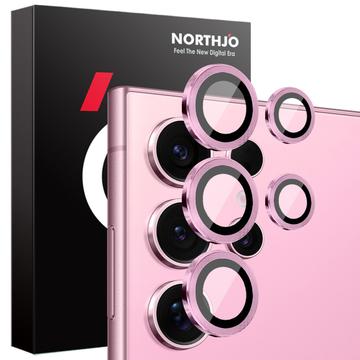 Samsung Galaxy S25 Ultra Northjo Camera Lens Protector Set - Pink