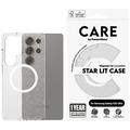 Samsung Galaxy S25 Ultra PanzerGlass Care Star Lit Case - MagSafe Compatible - Transparent white